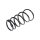 Suspension Spring Front Axle Coil Spring TRISCAN for SUZUKI SWIFT