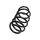 Suspension Spring Front Axle Coil Spring TRISCAN for VW PASSAT and others