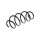 Suspension Spring front axle coil spring TRISCAN for e.g. VW TIGUAN