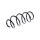 Suspension Spring front axle coil spring TRISCAN for e.g. VW CADDY