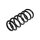 Suspension Spring Rear Axle Coil Spring TRISCAN suitable for AUDI A6