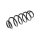 Suspension Spring rear axle coil spring TRISCAN for e.g. AUDI A4