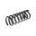Suspension Spring rear axle coil spring TRISCAN for e.g. OPEL ANTARA