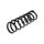 Suspension Spring rear axle coil spring TRISCAN for e.g. MITSUBISHI OUTLANDER