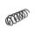 Suspension Spring Rear Axle Coil Spring TRISCAN for PEUGEOT PARTNER and others