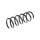 Suspension Spring Rear Axle Coil Spring TRISCAN for FIAT PANDA and others