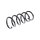 Suspension Spring Rear Axle Coil Spring TRISCAN for FIAT PANDA and others