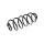 Suspension Spring Rear Axle Coil Spring TRISCAN for FIAT BRAVO