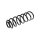 Suspension Spring Rear Axle Coil Spring TRISCAN for FIAT SCUDO