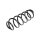 Suspension Spring Rear Axle Coil Spring TRISCAN suitable for MAZDA 6