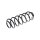 Suspension Spring Rear Axle Coil Spring TRISCAN suitable for MAZDA 2
