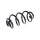 Suspension Spring Rear Axle Coil Spring TRISCAN for NISSAN QASHQAI