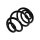 Rear Suspension Spring Coil Spring TRISCAN for OPEL CORSA and others