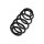 Suspension Spring rear axle coil spring TRISCAN for e.g. SAAB 9-3