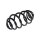 Suspension Spring rear axle coil spring TRISCAN for e.g. SAAB 9-3