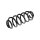 Suspension Spring Rear Axle Coil Spring TRISCAN for AUDI A3 and others