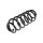 Suspension Spring Rear Axle Coil Spring TRISCAN for SEAT LEON and others