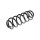 Suspension Spring Rear Axle Coil Spring TRISCAN for SKODA OCTAVIA and others