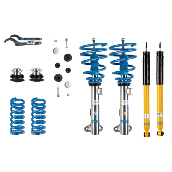Suspension kit springs dampers gas BILSTEIN B14 PSS for e.g. MB C-CLASS