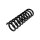 Suspension Spring Rear Axle Coil Spring TRISCAN for MERCEDES-BENZ C-CLASS