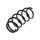 Suspension Spring Front Axle Coil Spring TRISCAN for e.g. OPEL ASTRA