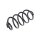 Suspension Spring Rear Axle Coil Spring TRISCAN for NISSAN JUKE