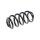 Suspension Spring front axle coil spring TRISCAN for AUDI A6 and others
