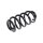 Suspension Spring front axle coil spring TRISCAN for AUDI A6 and others