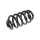 Suspension Spring Rear Axle Coil Spring TRISCAN suitable for AUDI A6