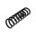 Suspension Spring Rear Axle Coil Spring TRISCAN for e.g. MB E-CLASS