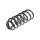 Suspension Spring Rear Axle Coil Spring TRISCAN for VOLVO V70