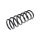 Suspension Spring rear axle coil spring TRISCAN for e.g. VOLVO XC60