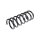 Suspension Spring Rear Axle Coil Spring TRISCAN for VOLVO V70