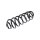 Suspension Spring Rear Axle Coil Spring TRISCAN for VW PASSAT and others