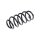 Suspension Spring Rear Axle Coil Spring TRISCAN for TOYOTA AVENSIS