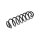 Suspension Spring rear axle coil spring TRISCAN for e.g. VW GOLF