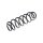 Suspension Spring rear axle coil spring TRISCAN for e.g. VW JETTA