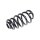 Suspension Spring Rear Axle Coil Spring TRISCAN for SEAT EXEO