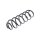Suspension Spring Rear Axle Coil Spring TRISCAN for SEAT IBIZA and others