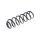 Suspension Spring Rear Axle Coil Spring TRISCAN for RENAULT GRAND