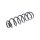 Suspension Spring Rear Axle Coil Spring TRISCAN for RENAULT MEGANE