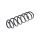 Suspension Spring rear axle coil spring TRISCAN for e.g. RENAULT MEGANE