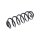 Suspension Spring Rear Axle Coil Spring TRISCAN for PEUGEOT 3008