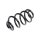 Suspension Spring Rear Axle Coil Spring TRISCAN for NISSAN QASHQAI
