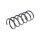 Suspension Spring Rear Axle Coil Spring TRISCAN suitable for FORD KA