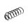 Suspension Spring Rear Axle Coil Spring TRISCAN for CITROËN BERLINGO and others