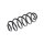Suspension Spring rear axle coil spring TRISCAN for e.g. AUDI A5