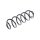 Suspension Spring rear axle coil spring TRISCAN for e.g. AUDI A4