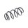 Suspension Spring front axle coil spring TRISCAN for e.g. VW TOURAN
