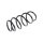 Suspension Spring Front Axle Coil Spring TRISCAN for OPEL CORSA